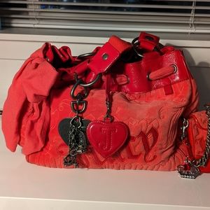 Juicy Couture Daydreamer red designer handbag
